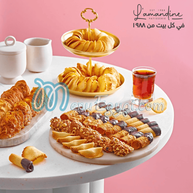 Lamandine online menu