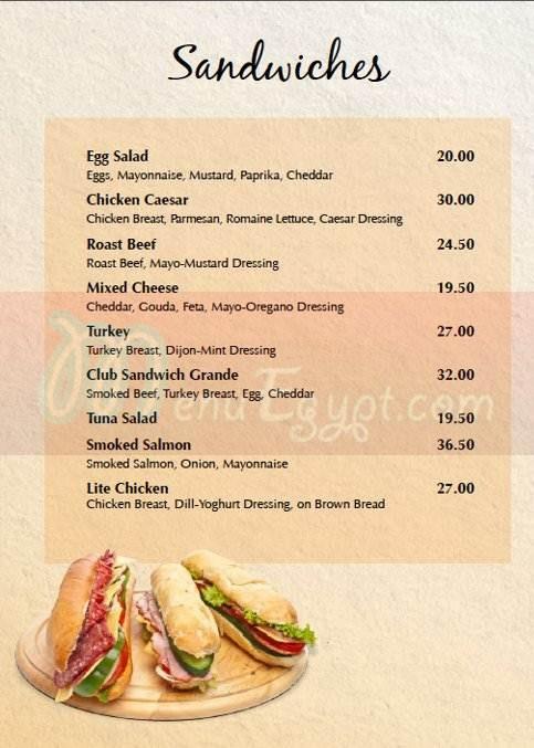 La Roma Gourmet menu