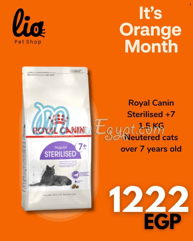 Lio Pets Shop delivery menu