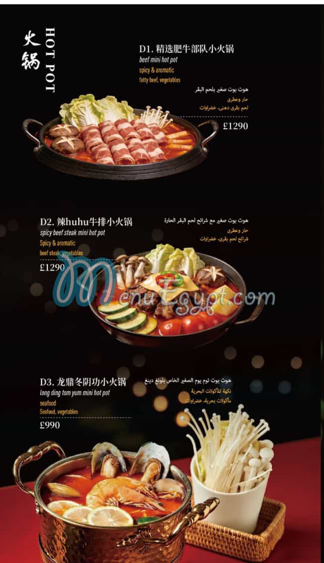 Loong Ding Xuan menu Egypt 3