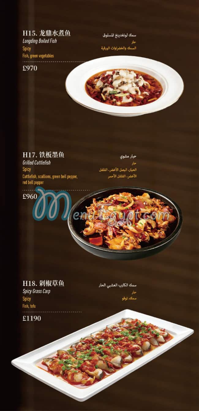 Loong Ding Xuan menu Egypt 5