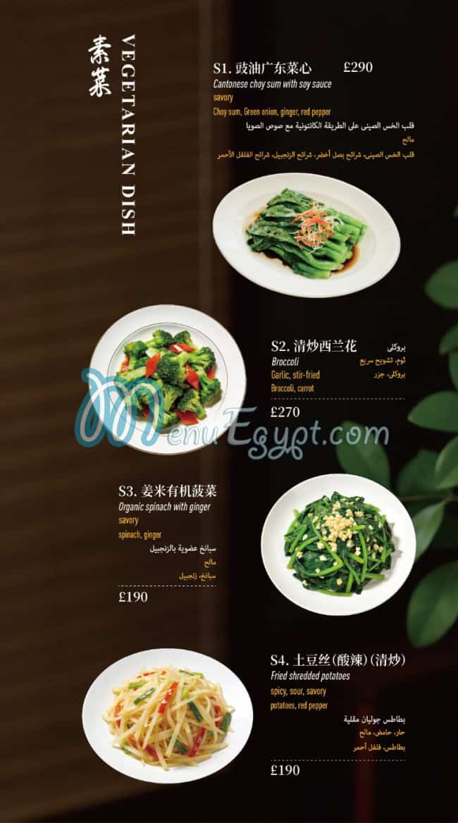 Loong Ding Xuan menu Egypt 6