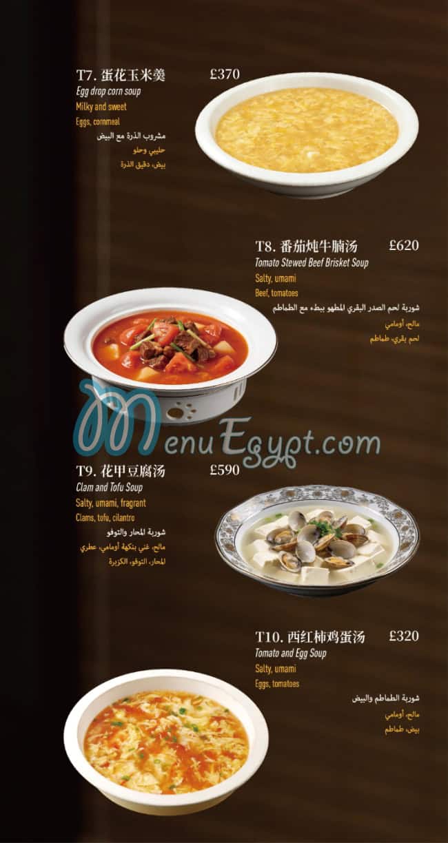Loong Ding Xuan menu Egypt 10