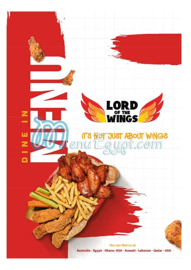 Lord Of The Wings menu Egypt 5