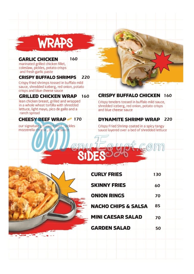 Lord Of The Wings menu prices