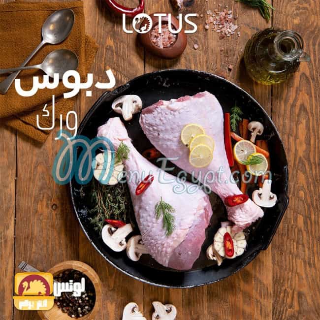 LOTUS menu Egypt 3