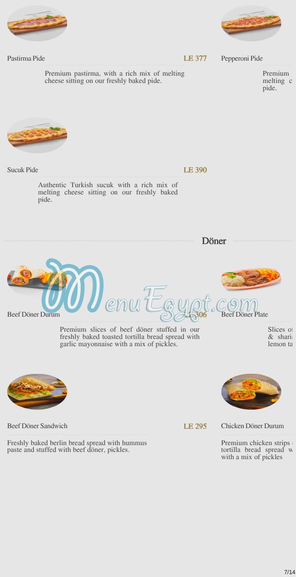Mado menu prices