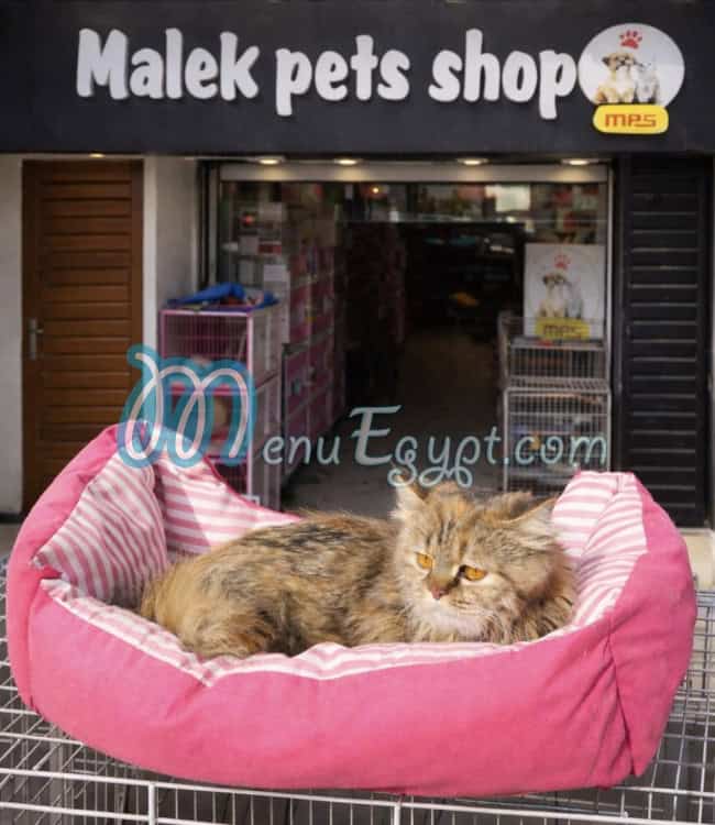 Malek Pets Shop menu Egypt