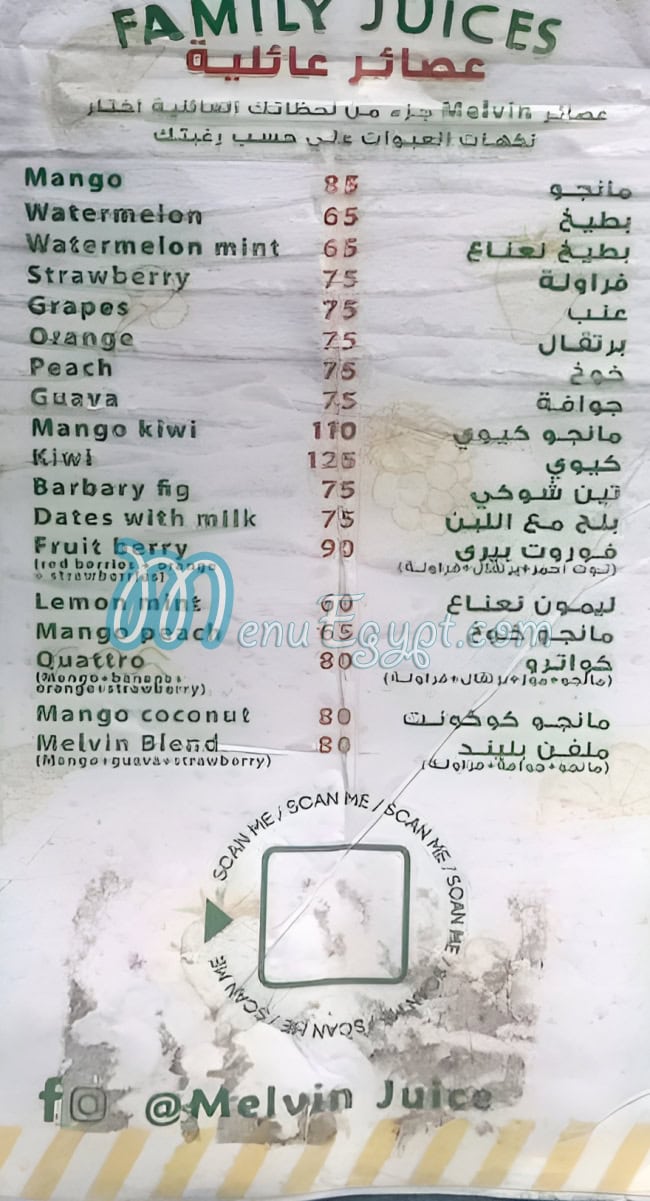 Melvin Juice egypt