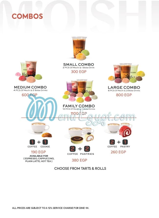منيو موتشي اي جي مصر 4