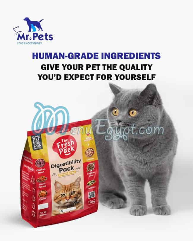 Mr Pets EGY delivery menu