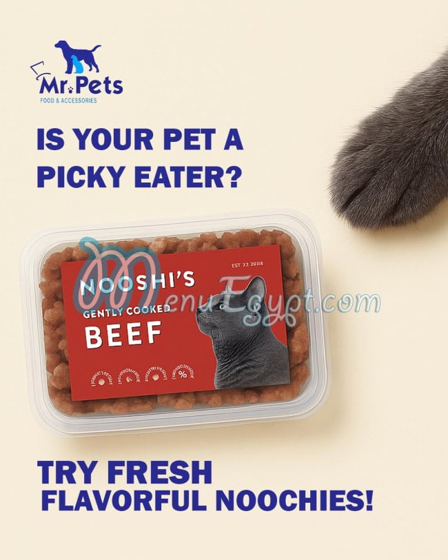 Mr Pets EGY menu Egypt 1