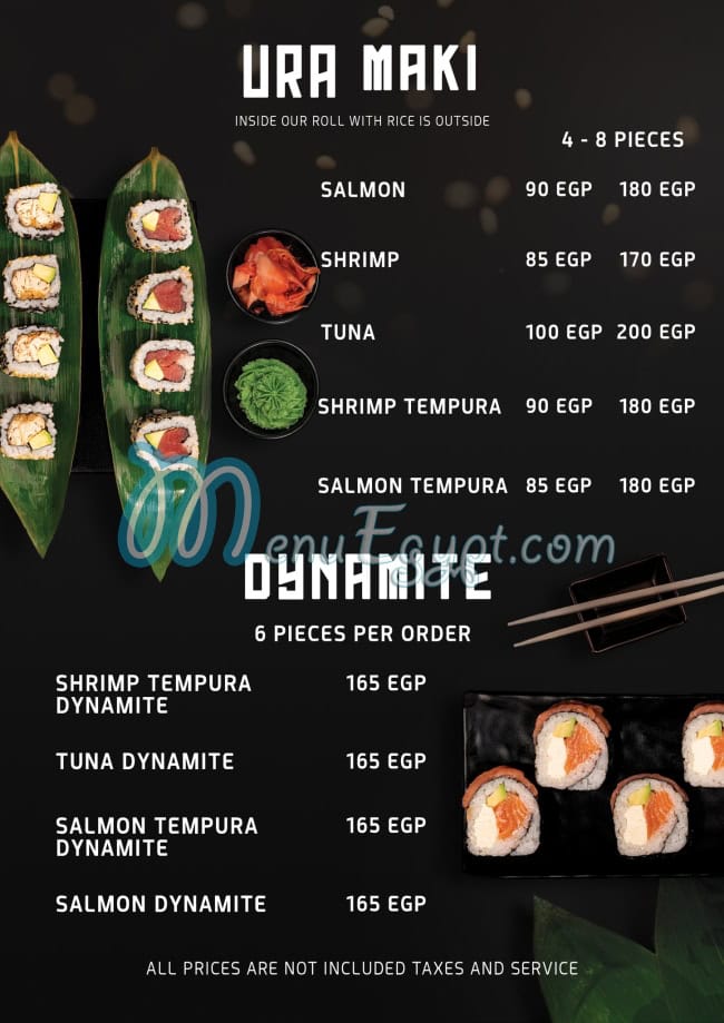 Nagoya Sushi menu Egypt 5