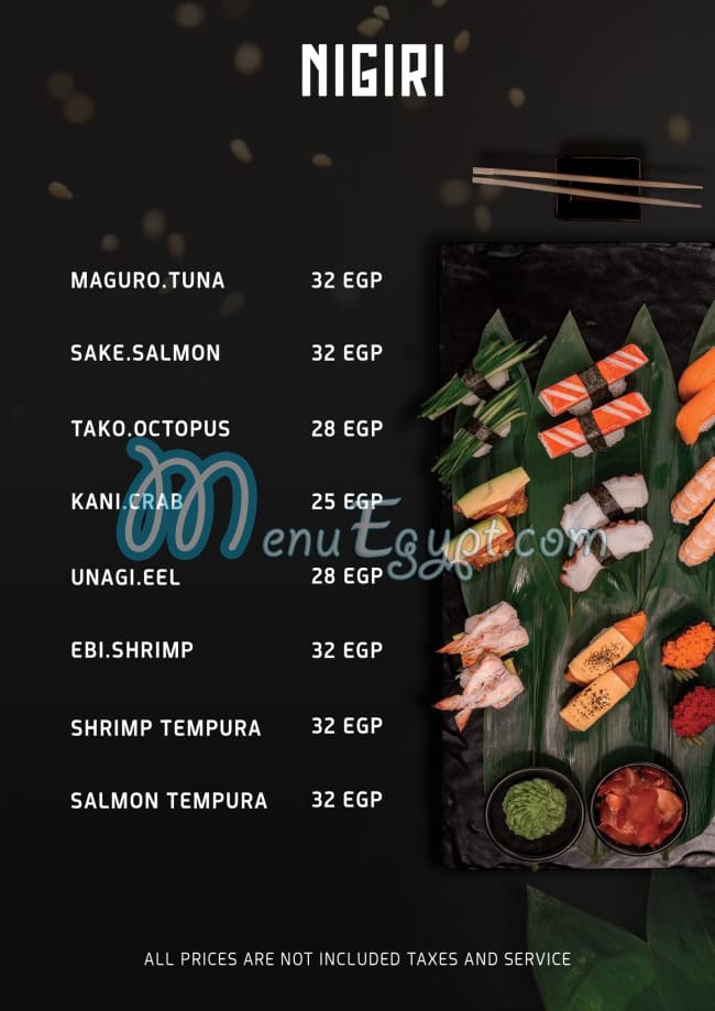 Nagoya Sushi online menu