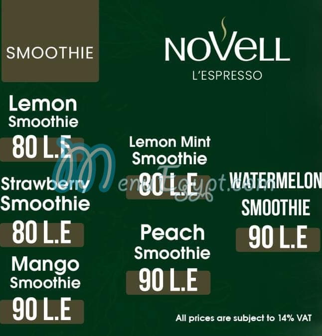 Novell menu Egypt 4