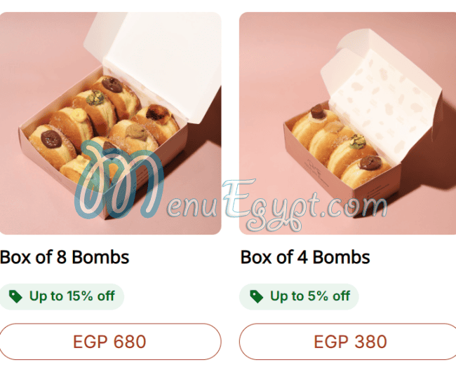 منيو نود بيكري