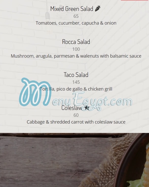 Paulos online menu