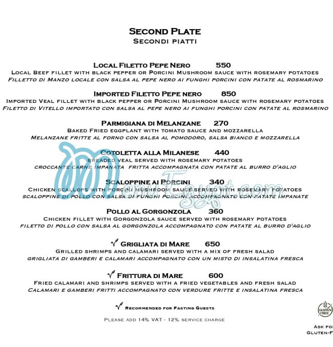 Pepenero delivery menu