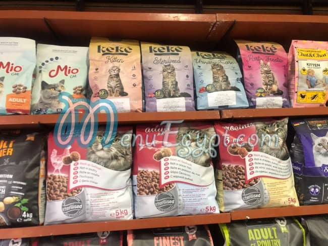 Picky paw pet shop online menu