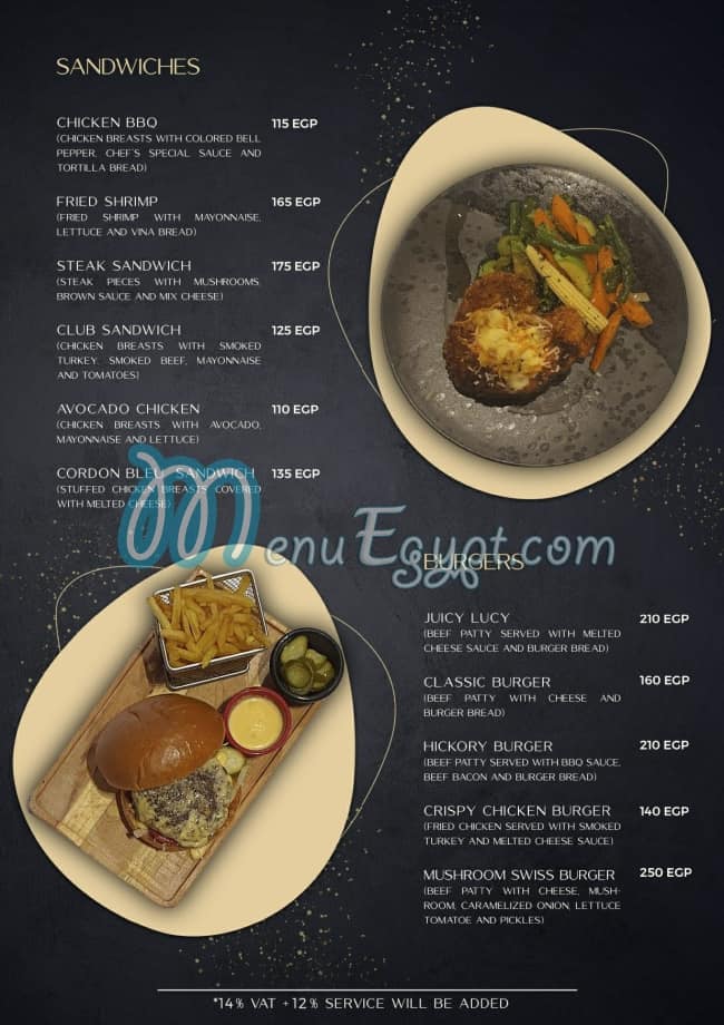 Picual menu Egypt