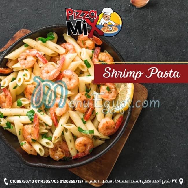 Pizza mix menu