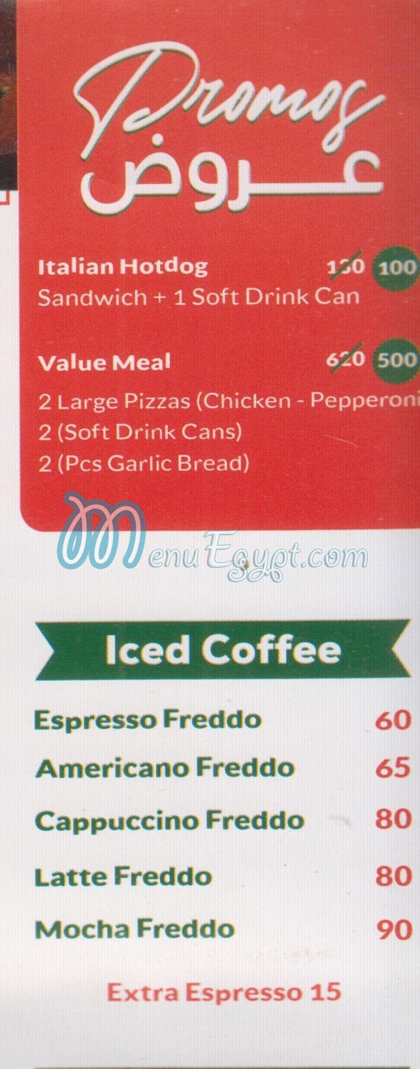 Pizzeria Candos delivery menu