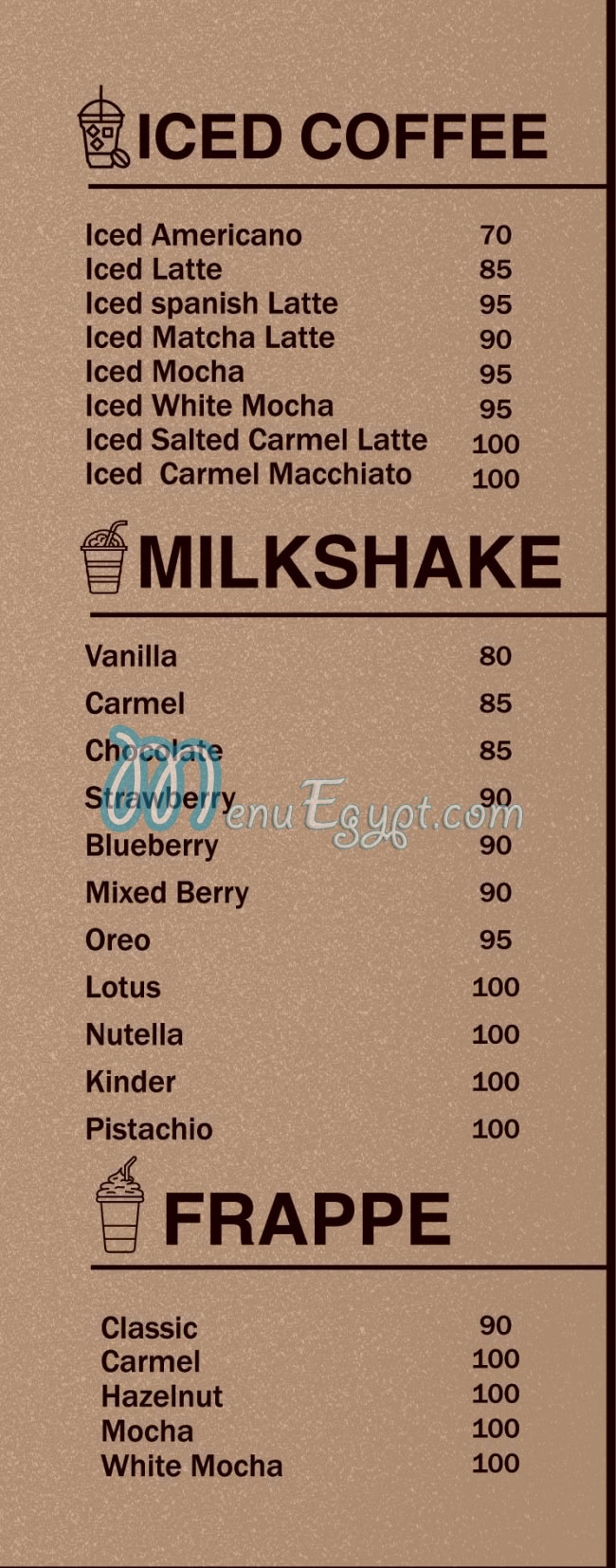 Plan B menu