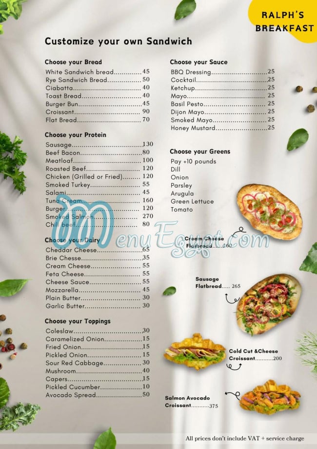 Ralphs German Bakery menu Egypt 5