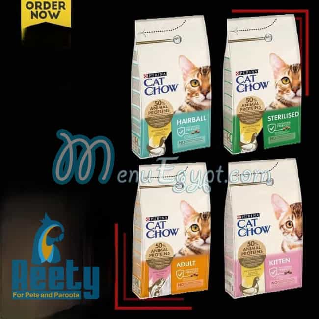 Reety For Pets delivery menu