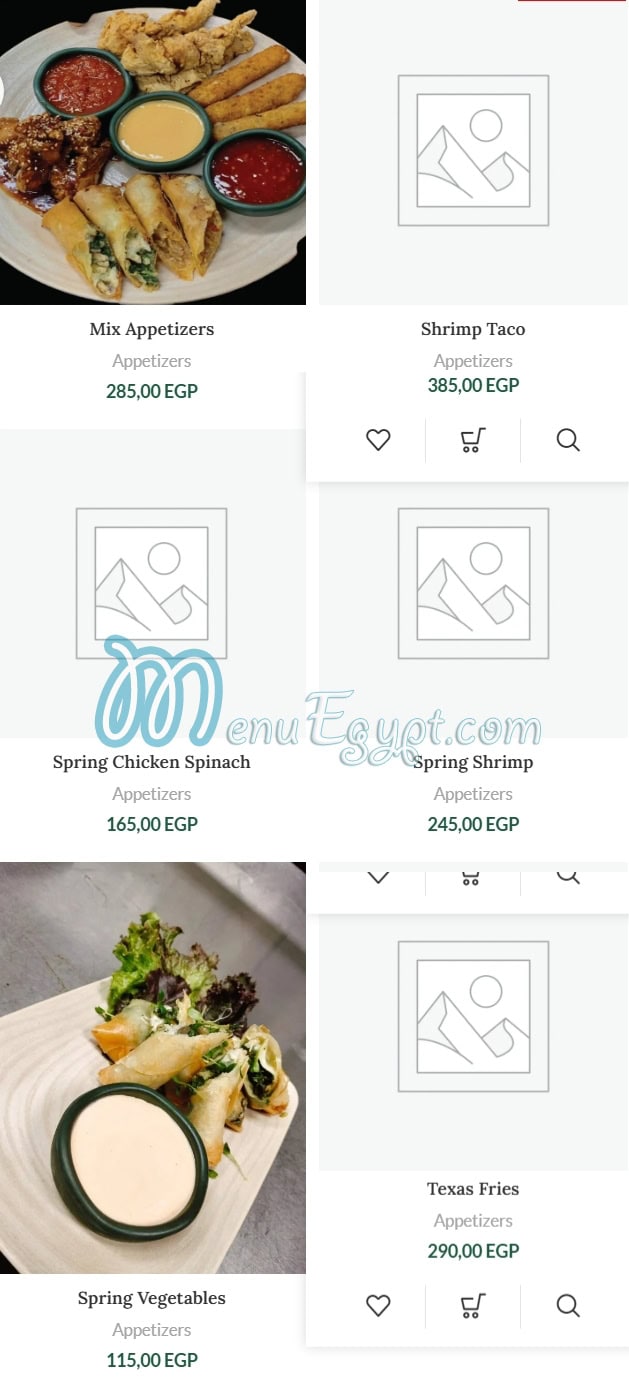 Ricetta menu Egypt 1