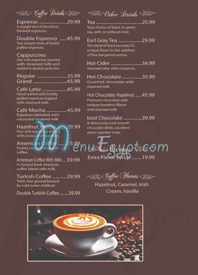 Roastery menu Egypt 11