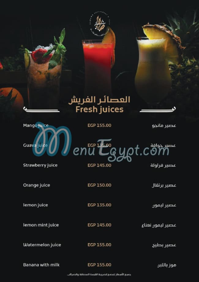 Sababa menu Egypt 12