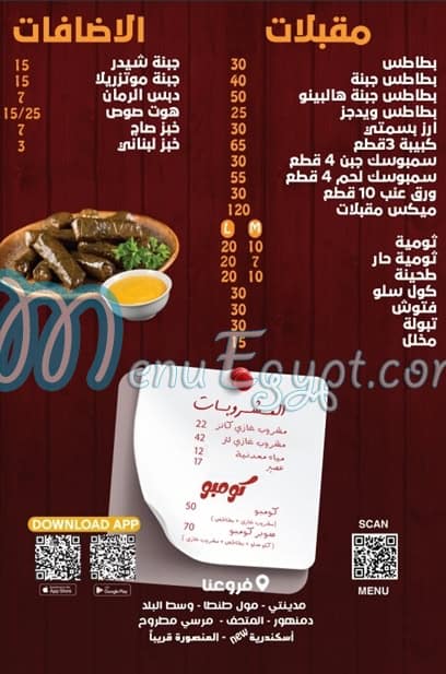 سداد مصر منيو بالعربى