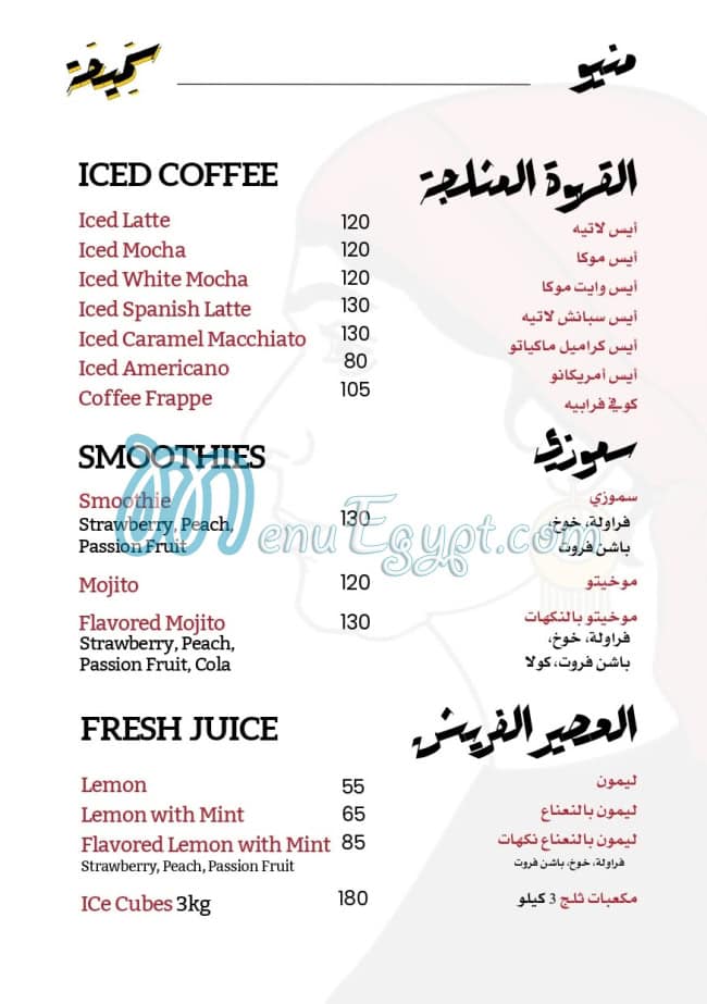 Samiha menu Egypt 2