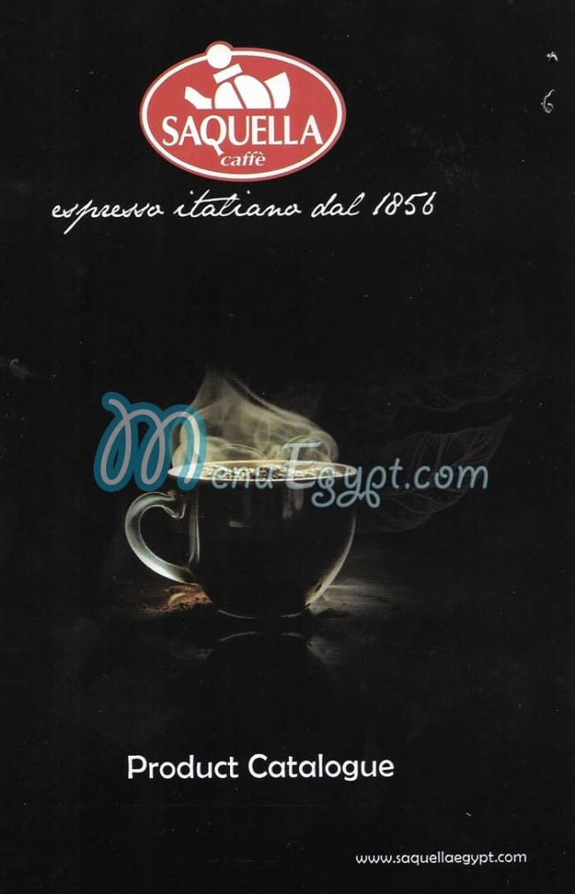 Saquella Coffee menu
