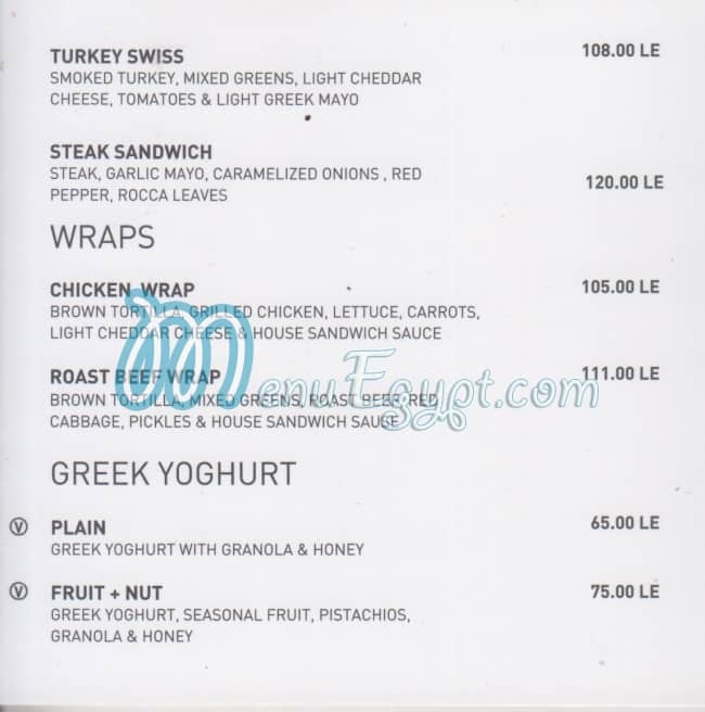 Self Health House menu Egypt 2