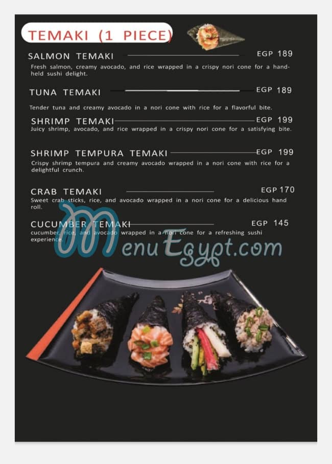 Sokyo menu Egypt 3