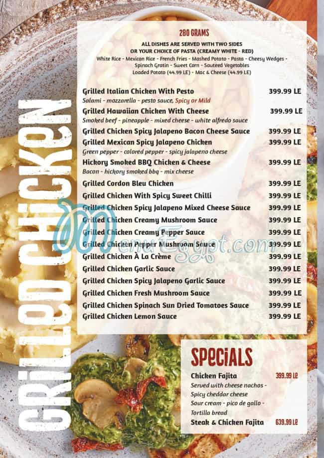 Sonic Diner menu Egypt 10