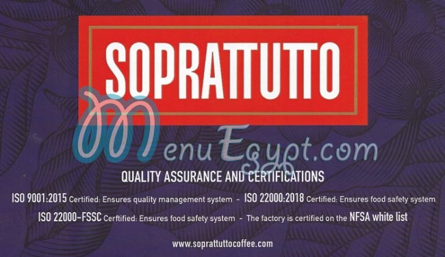 Soprattutto menu Egypt