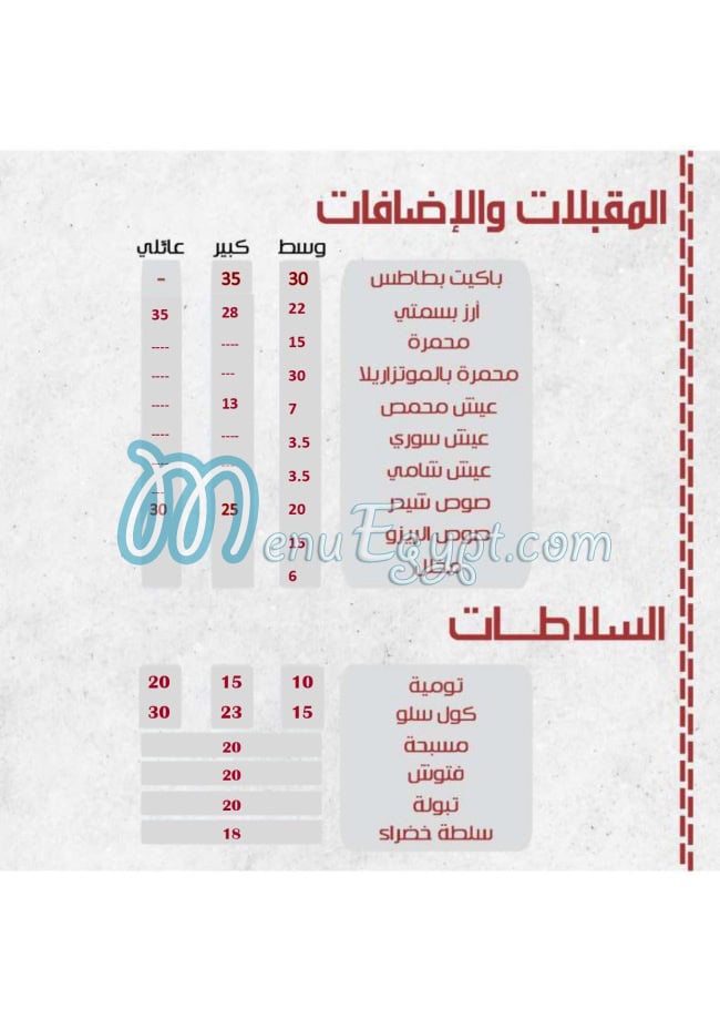 Sourya Resturant menu Egypt 10