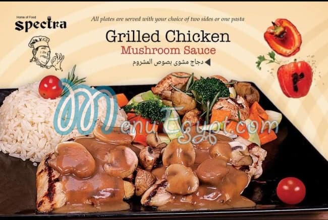 Spectra delivery menu