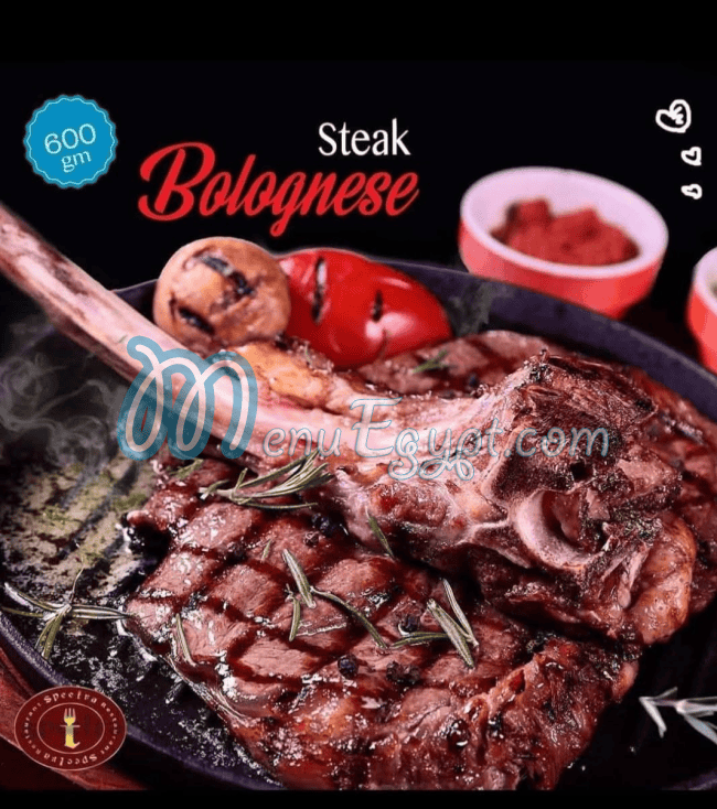 Spectra online menu