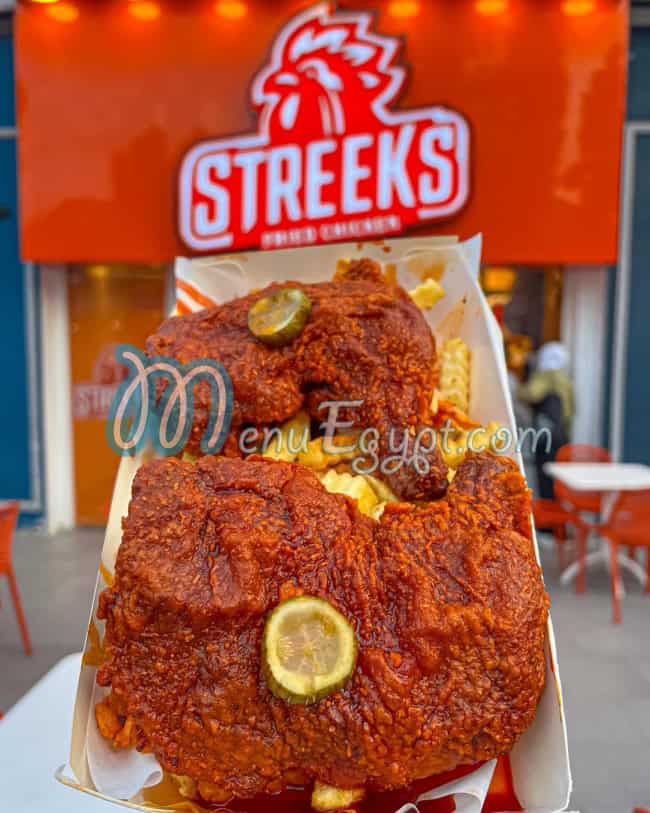 Streeks delivery menu