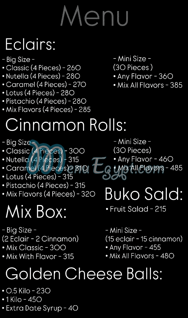 منيو شوجر ان ساتش