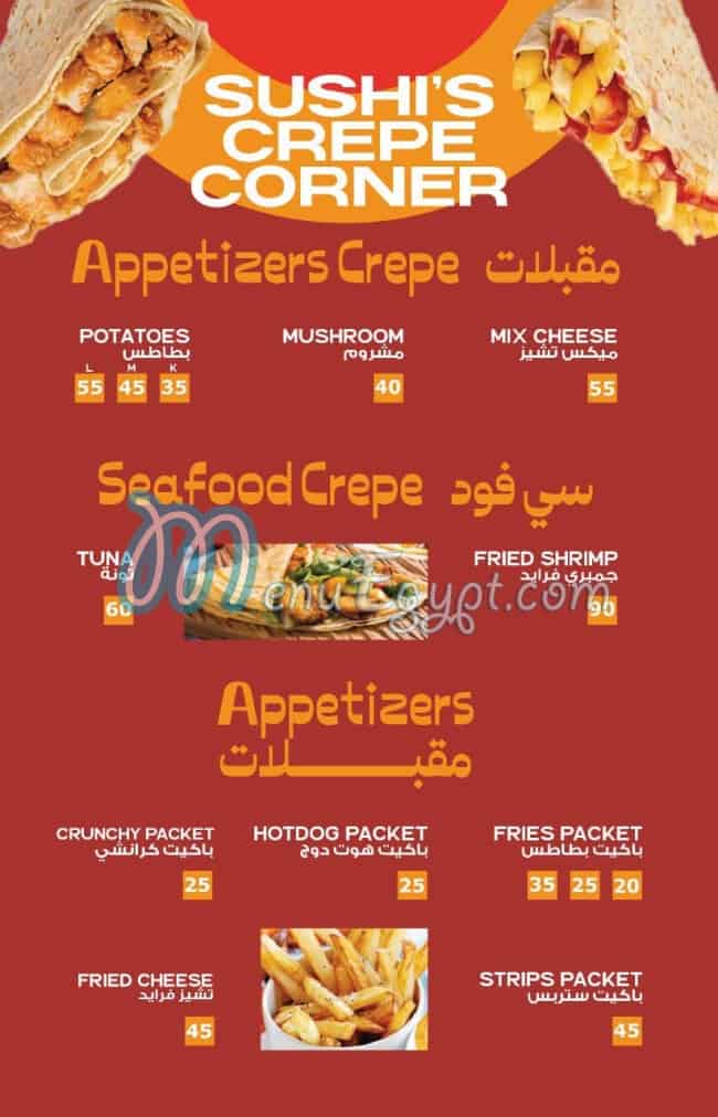 Sushi Crep menu Egypt 3