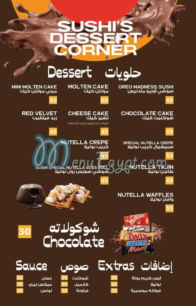 Sushi Crep menu Egypt 6