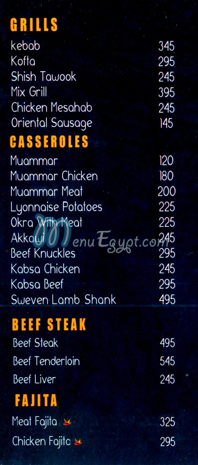 Sweven delivery menu