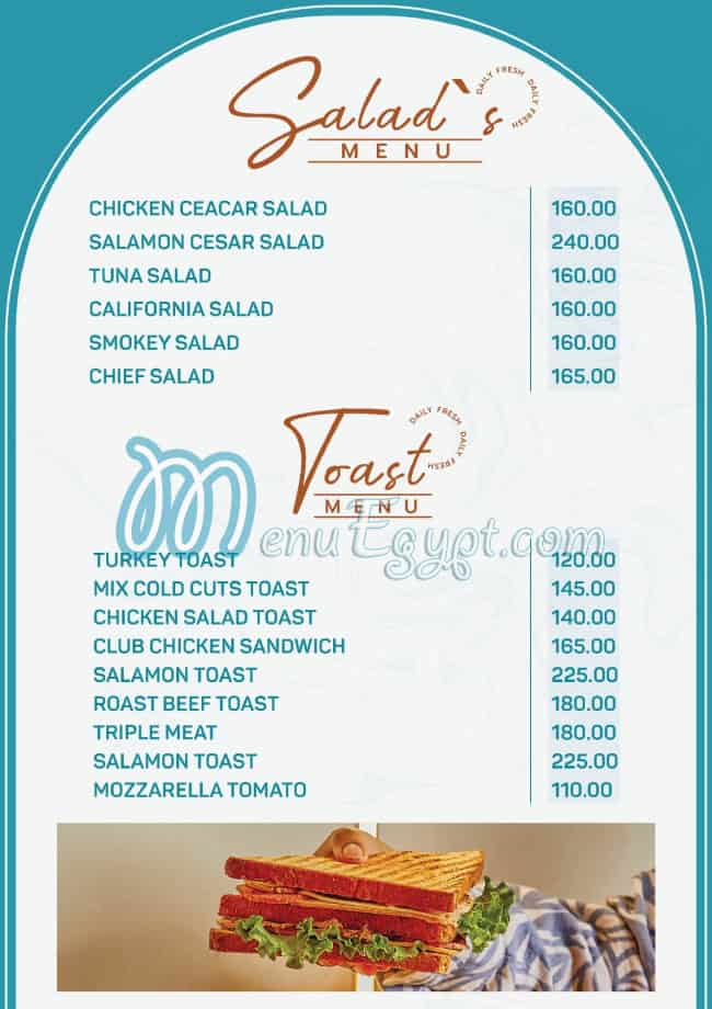 The Bakery Corner menu Egypt 9