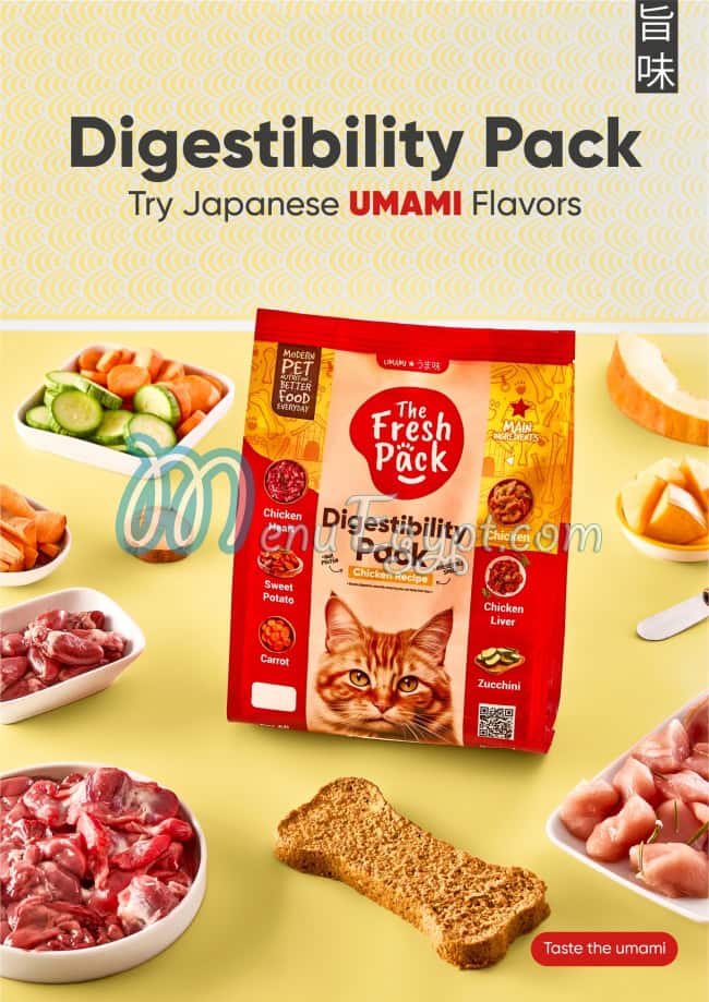 The Fresh Pack menu Egypt 2