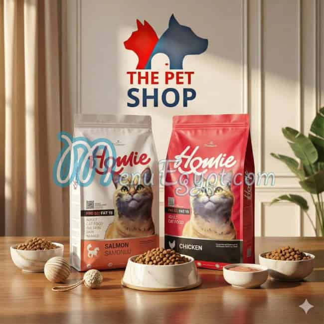 The Pet Shop online menu